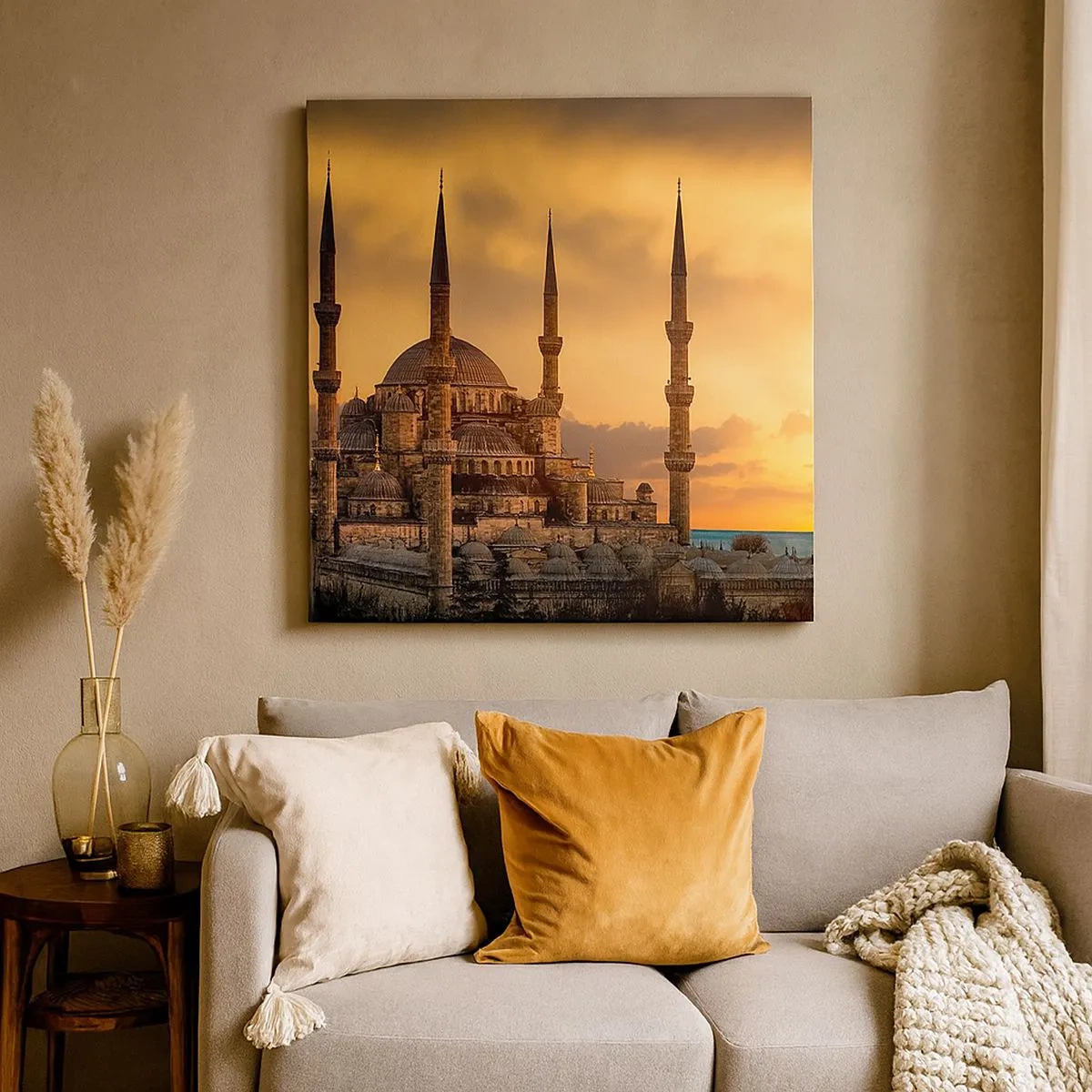 Vászonkép - Isten hatalmas - 30x30 cm