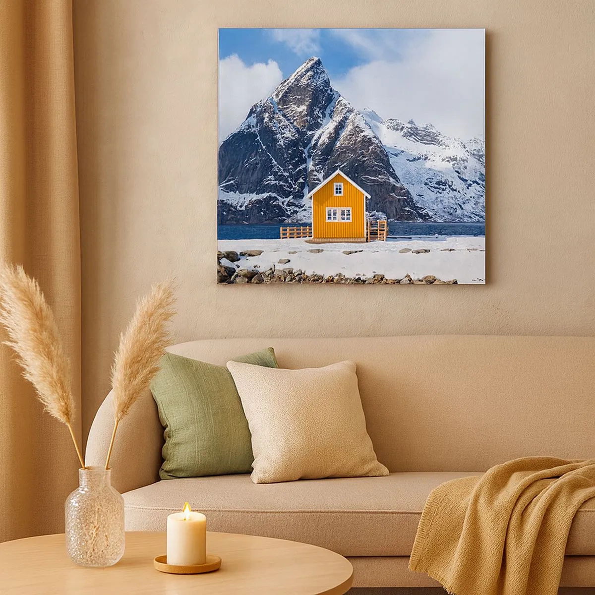 Vászonkép - Skandináv nyaralás - 30x30 cm