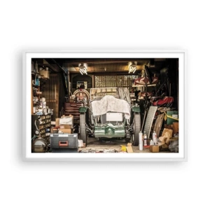 Poszter fekete keretben - Vissza a múltba - 91x61 cm