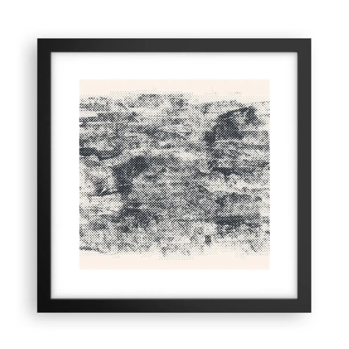 Poszter fehér keretben - Ködös kompozíció - 30x30 cm