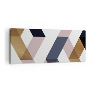 Vászonkép - Síkok és szögek - 100x40 cm