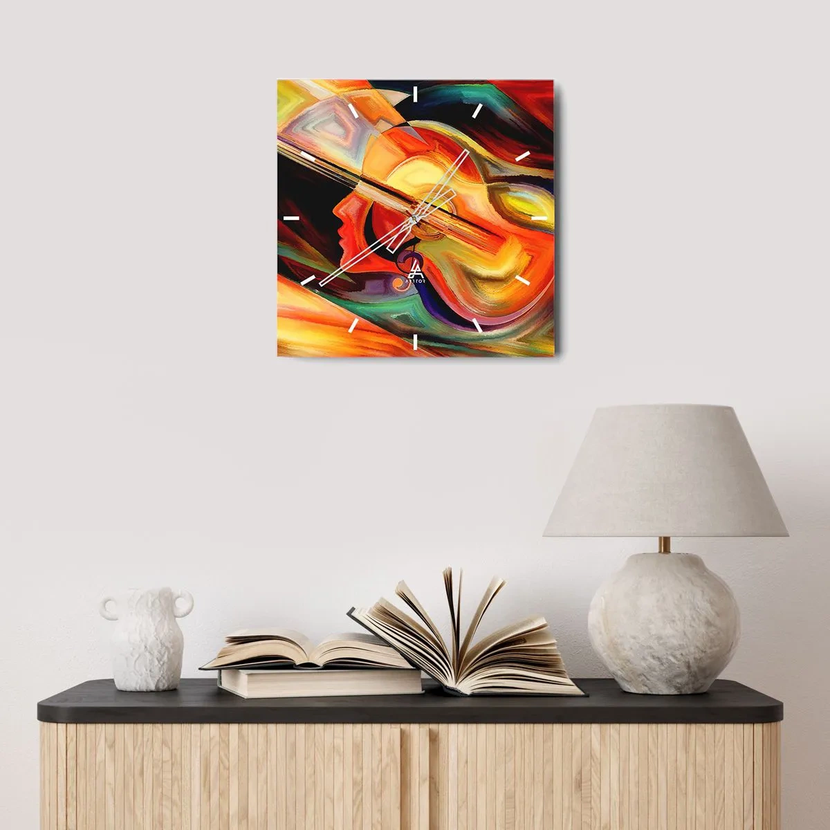 Falióra, Óra - Minden stimmel - 30x30 cm