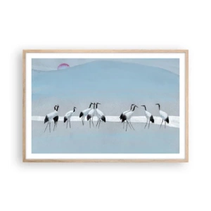 Poszter világos tölgy keretben - Egy forró nap után - 91x61 cm