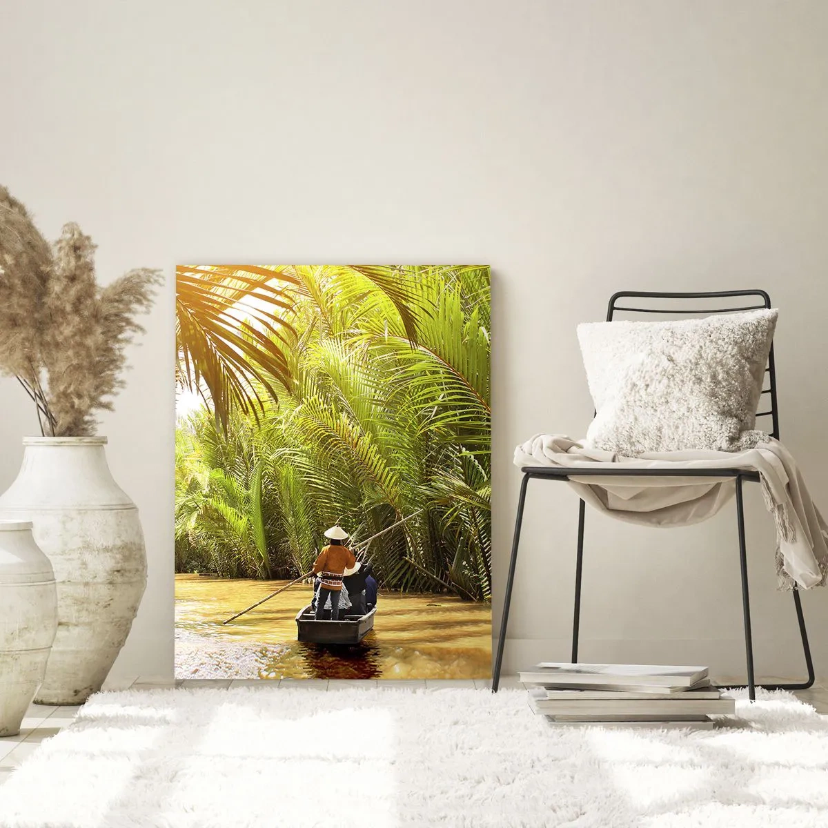 Üveg kép - A pálma kanyonban - 80x120 cm