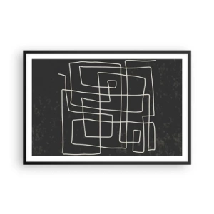 Poszter fehér keretben - Nem olyan egyszerű - 91x61 cm