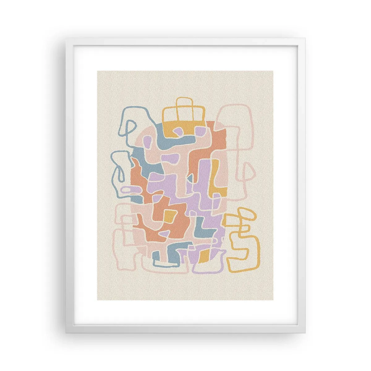 Poszter fekete keretben - Labirintus - egy örömteli kaland - 40x50 cm