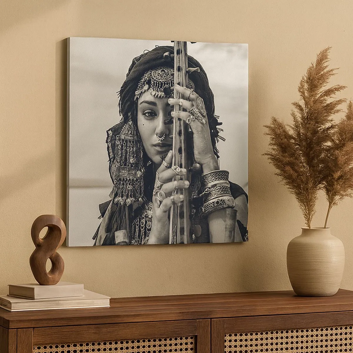 Vászonkép - Csak a keleti zene - 30x30 cm