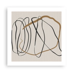 Poszter - Kompozíció - birtokló tánc - 50x50 cm