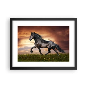 Poszter fehér keretben - Fekete herceg - 40x30 cm