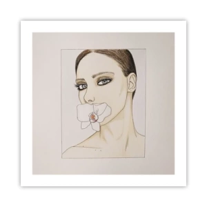 Poszter - Az elegancia és a szépség szimbóluma - 50x50 cm