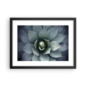 Poszter fehér keretben - Wabi és figyelmeztetés - 40x30 cm