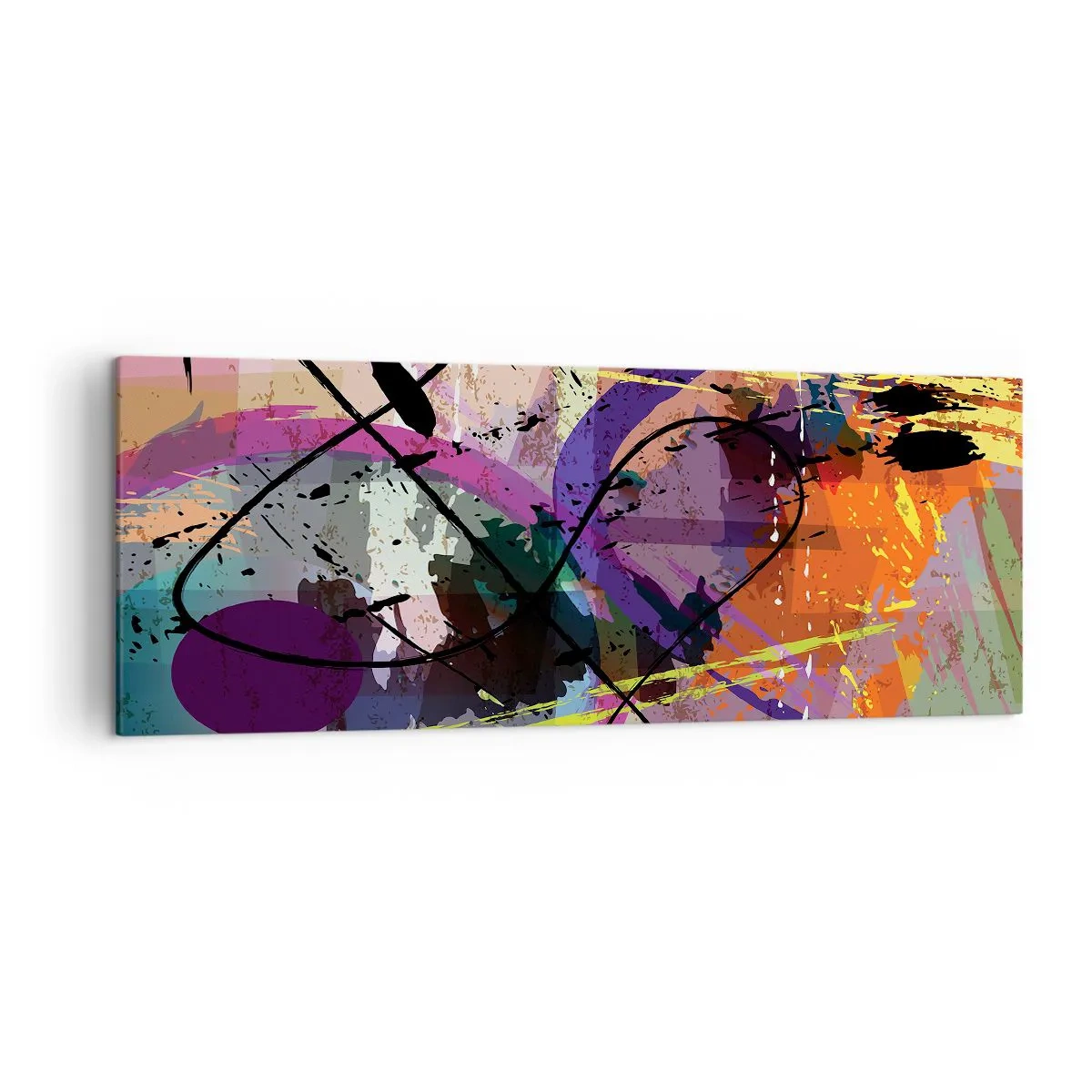 Vászonkép - Mehet egyenesen előre vagy körbe - 140x50 cm