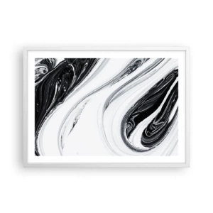Poszter fekete keretben - Az ellentétek ötvözése - 70x50 cm