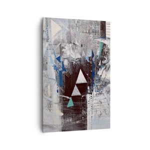 Vászonkép - A háromszögek felülíró sorrendje - 80x120 cm