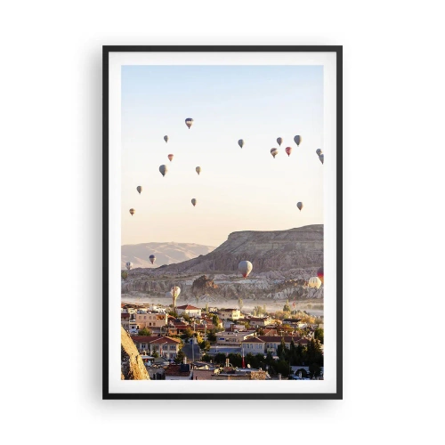 Poszter fehér keretben - Mint a hajók az égen - 61x91 cm