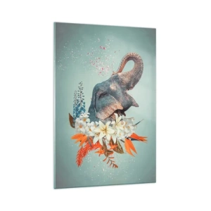 Üveg kép - Az öröm üvöltése - 70x100 cm