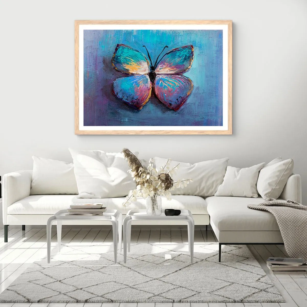 Poszter világos tölgy keretben - Teljes pompájában - 70x50 cm