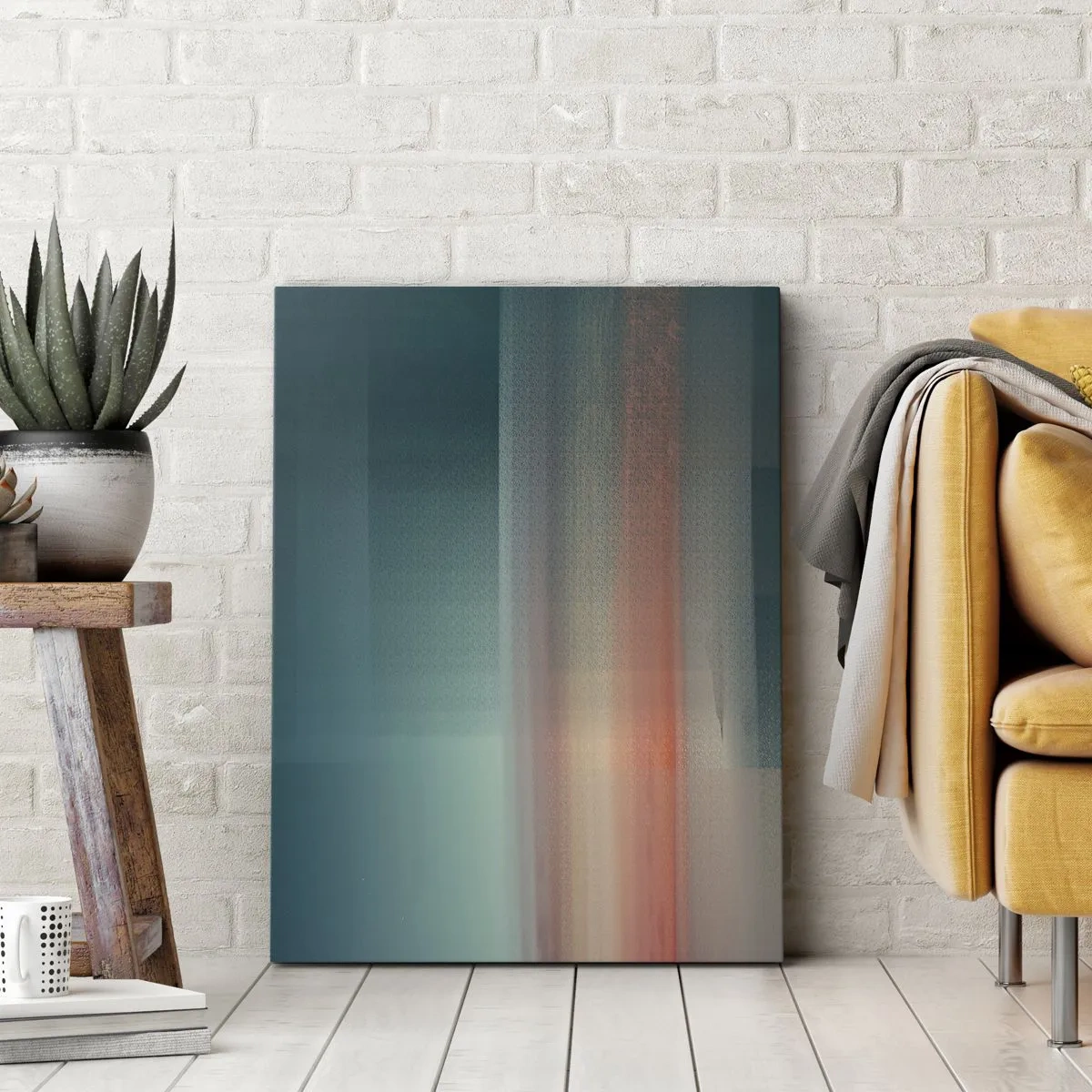 Vászonkép - Absztrakt: fényhullámok - 50x70 cm