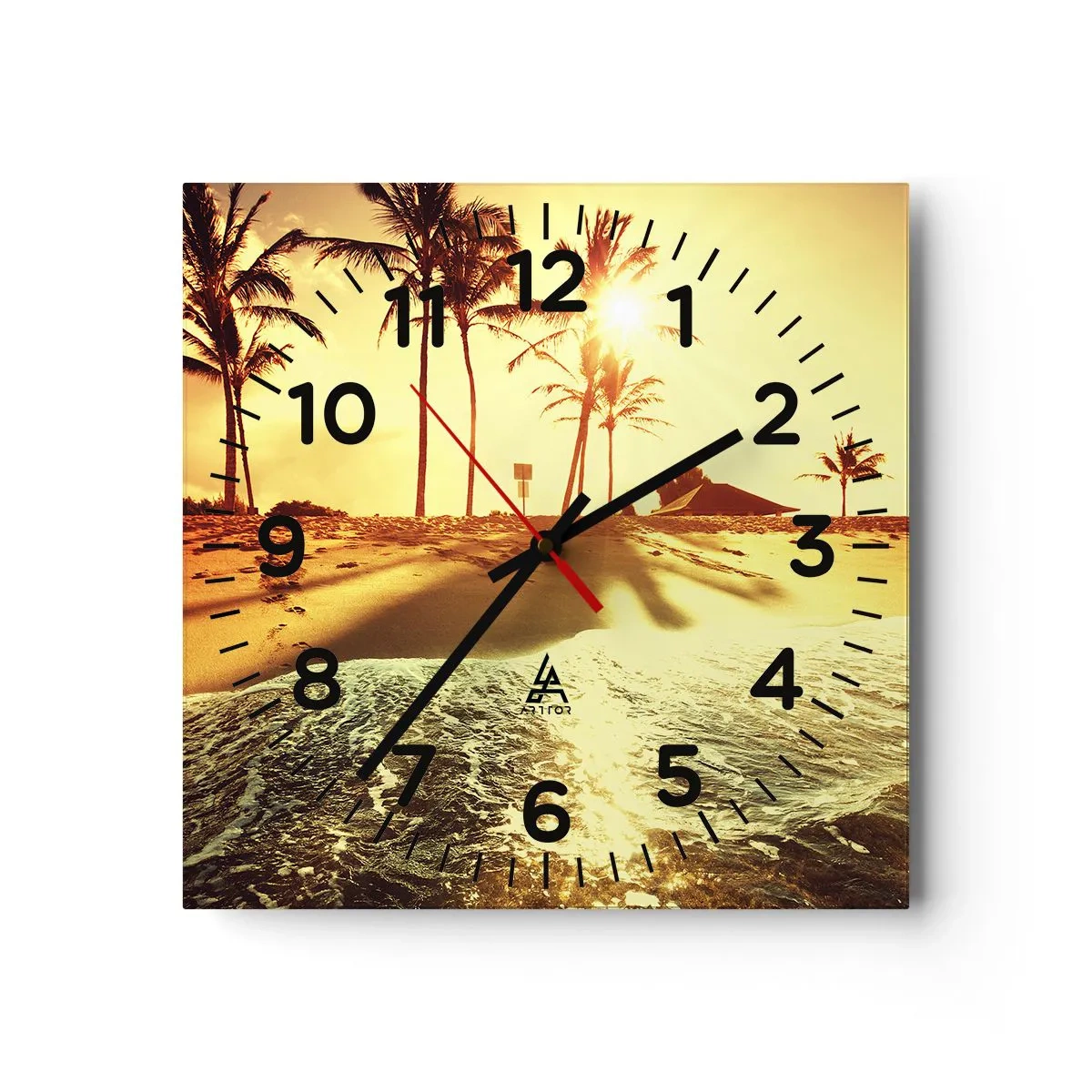 Falióra, Óra - Kaliforniai délután - 40x40 cm