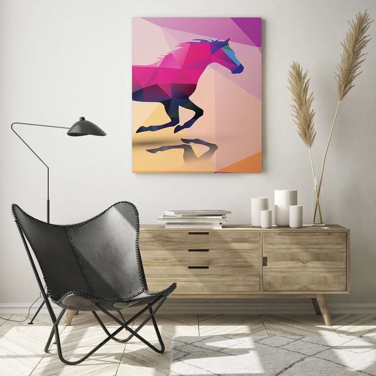 Üveg kép - A kubizmus még él - 50x70 cm