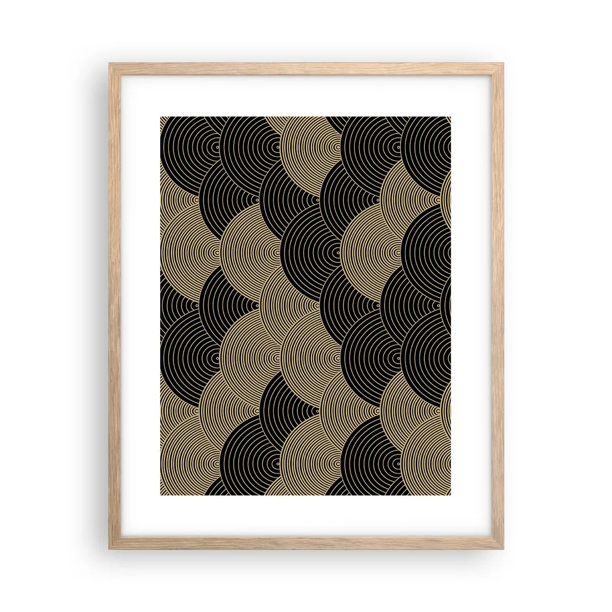 Poszter világos tölgy keretben - Egység a sokféleségben - 40x50 cm