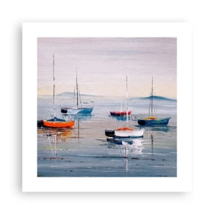 Poszter - Jól megérdemelt pihenés - 40x40 cm