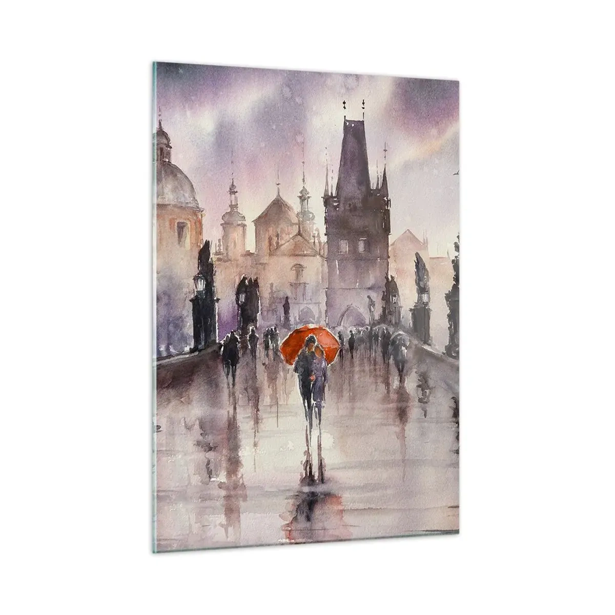 Üveg kép - Az emberek nem változnak - 50x70 cm