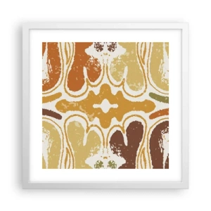 Poszter fekete keretben - Érzelmes absztrakció - 40x40 cm