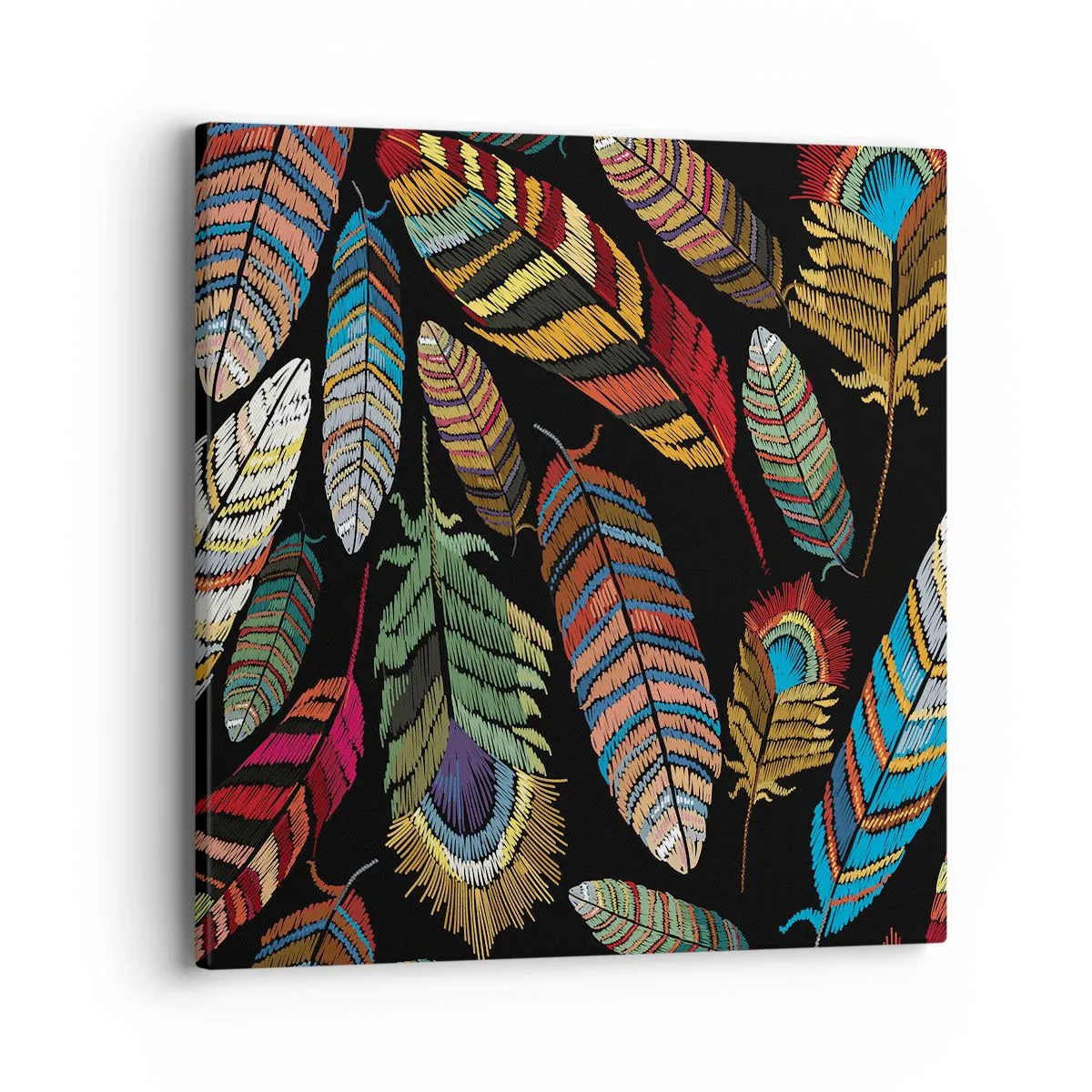 Vászonkép - A madárkarnevál - 40x40 cm