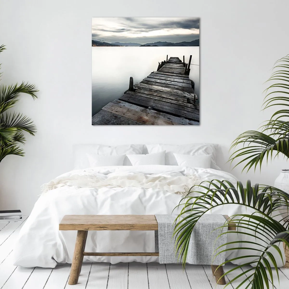 Vászonkép - Merüljön el a békében - 40x40 cm