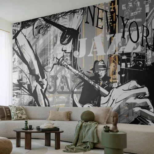 Fotótapéta Premium Canvas - A New York ritmusában - New York, Zene, Dzsessz - 100x70 cm