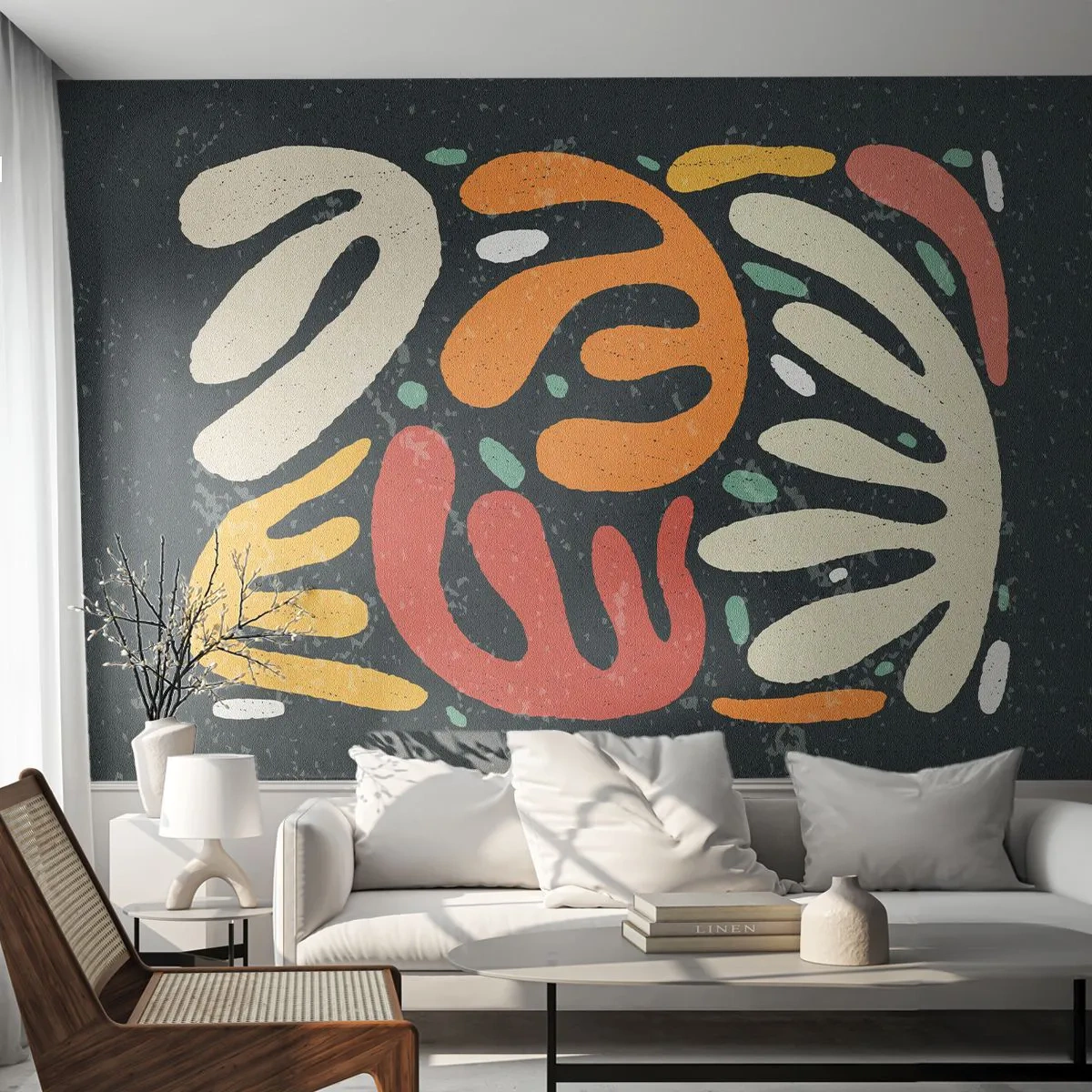Fotótapéta Premium Canvas - Kompozíció - mindjárt elkaplak - Boho, Minimalizmus, Idős - 100x70 cm