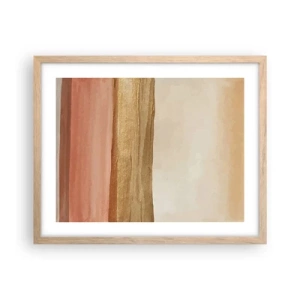 Poszter világos tölgy keretben - Függőleges kompozíció - 50x40 cm