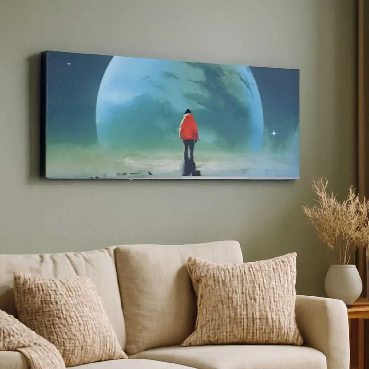 Vászonkép - Az új föld felfedezője - 100x40 cm