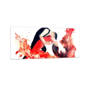 Üveg kép - Tango – érzéki hullám - 100x40 cm