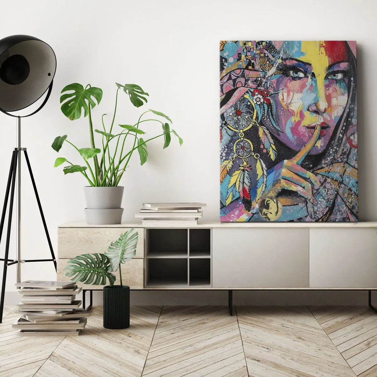 Vászonkép - Maradj csendben, amíg meg nem érted - 45x80 cm