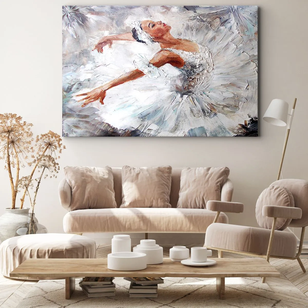 Vászonkép - Finom és könnyű, mint a tüll - 70x50 cm