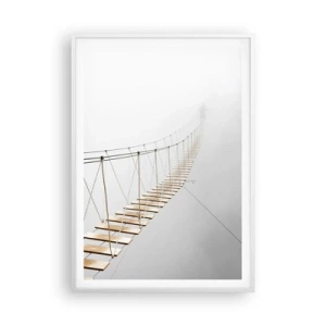 Poszter fekete keretben - Hová vezet? - 70x100 cm