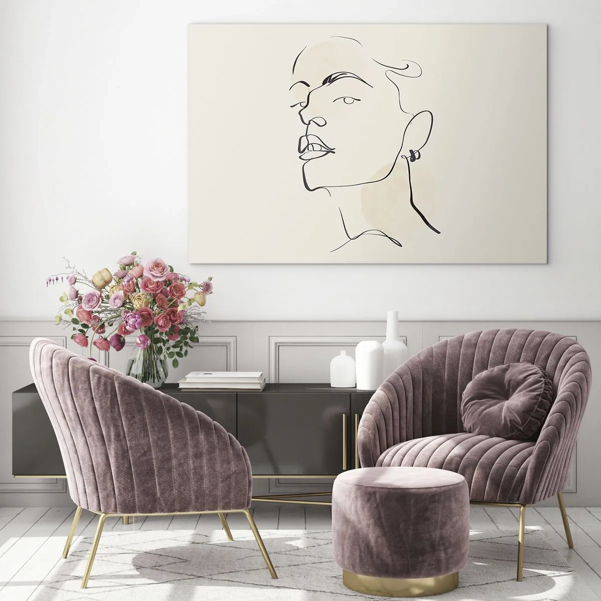 Üveg kép - Büszke tekintet - 120x80 cm