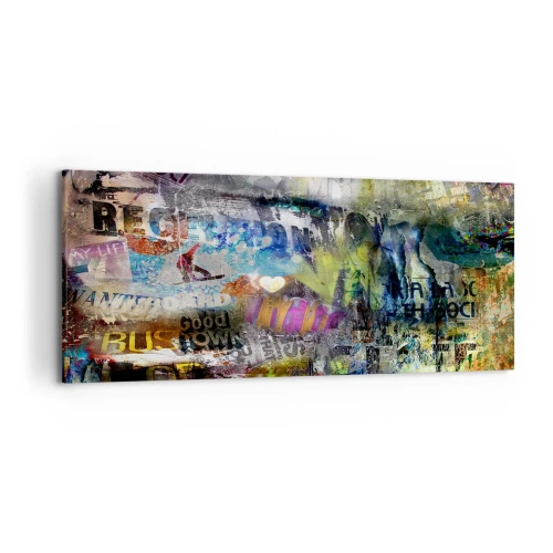 Vászonkép - Emlékek kollázsa - 120x50 cm
