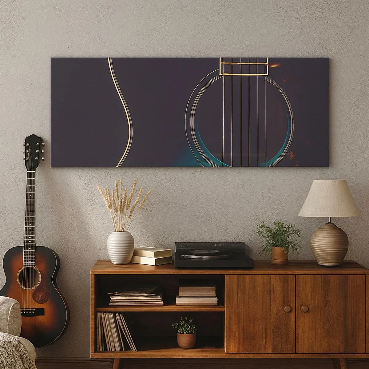 Vászonkép - Egy pillanat, mielőtt megszólal - 100x40 cm