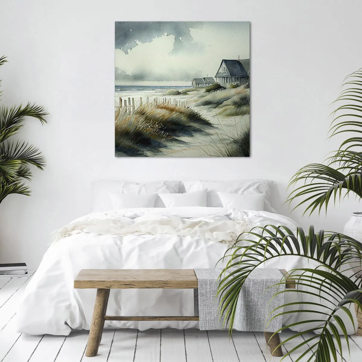 Vászonkép - Távol a nyüzsgéstől  - 60x60 cm