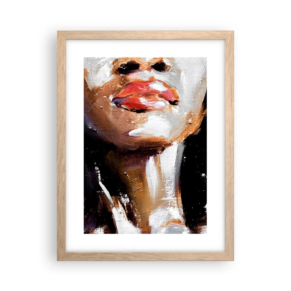 Poszter világos tölgy keretben - Büszkeség előítélet nélkül - 30x40 cm