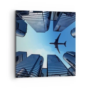 Vászonkép - Kilátás az üveg szurdokból - 70x70 cm