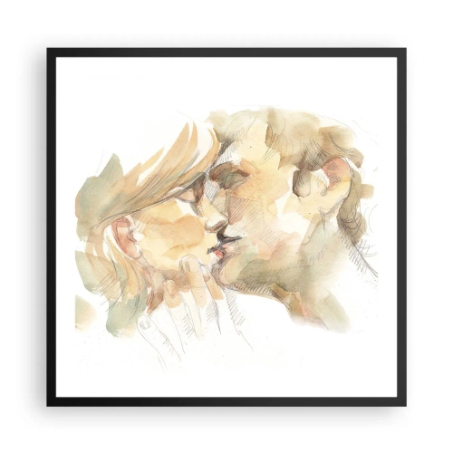 Poszter fehér keretben - Meglelt másik fél? - 60x60 cm