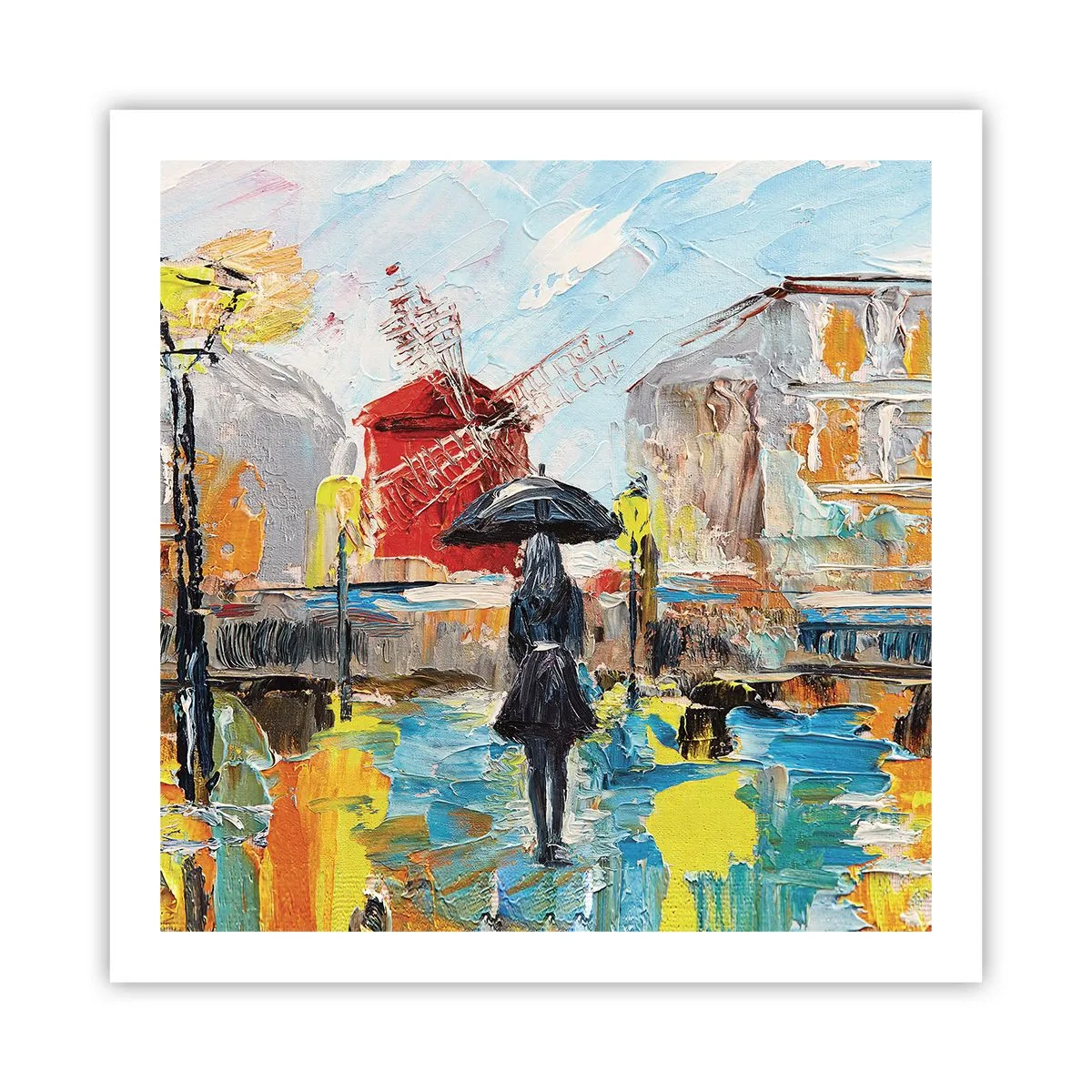 Poszter - Párizsi legendák - 60x60 cm