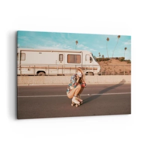 Vászonkép - Mosolyt kérek! - 120x80 cm