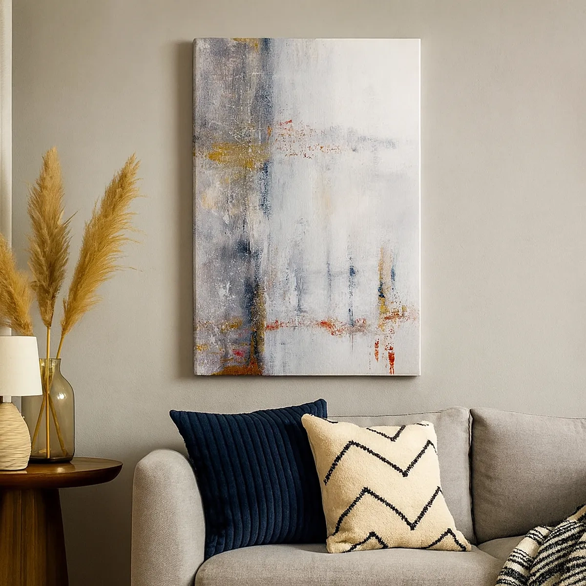 Vászonkép - A légfüggöny mögött - 50x70 cm