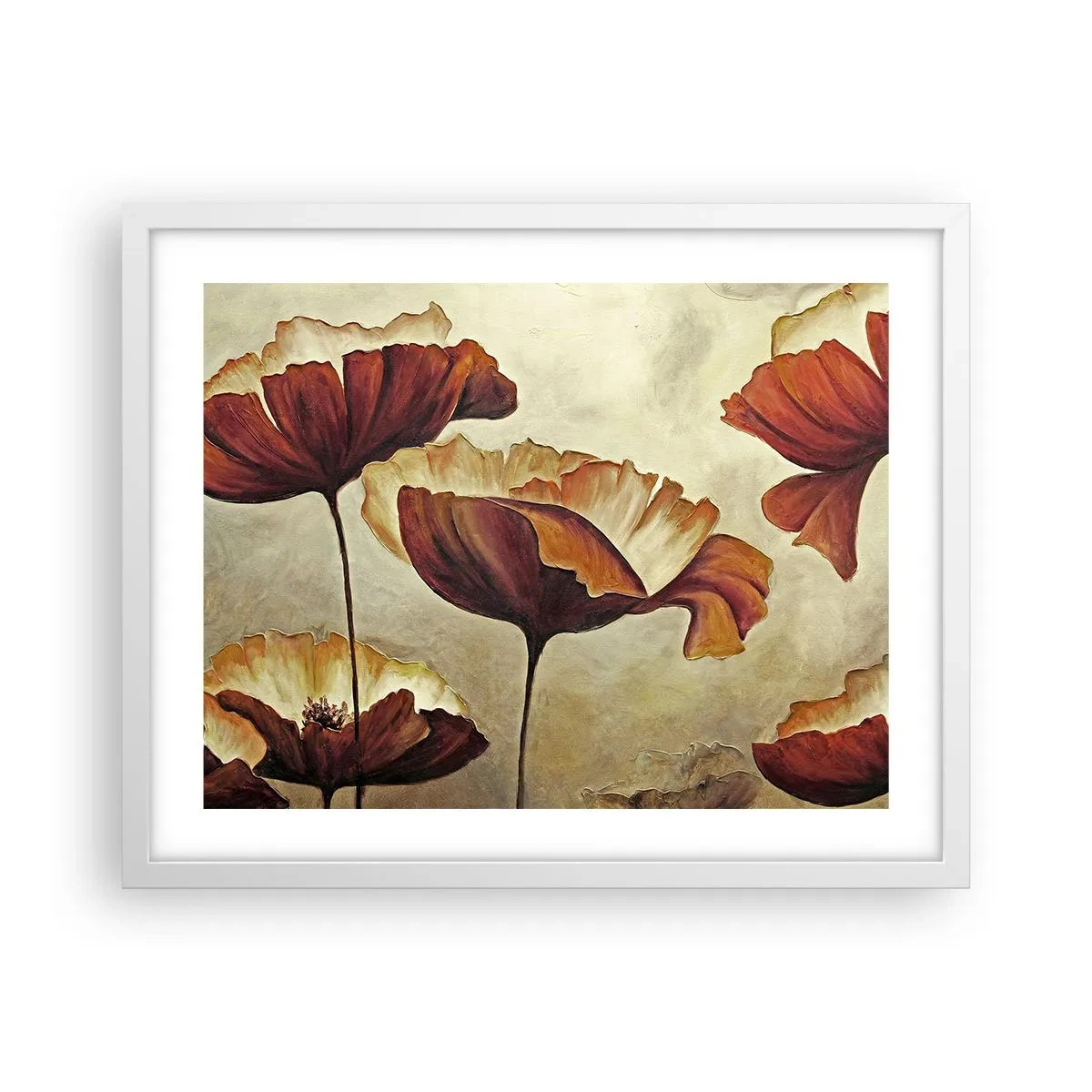 Poszter fekete keretben - Rét - 50x40 cm