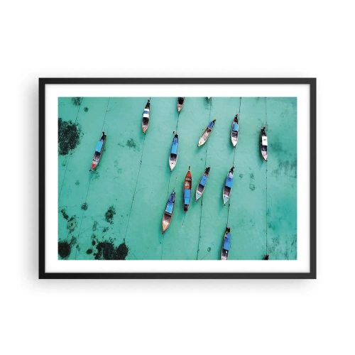 Poszter fehér keretben - Örömteli várakozásban - 70x50 cm